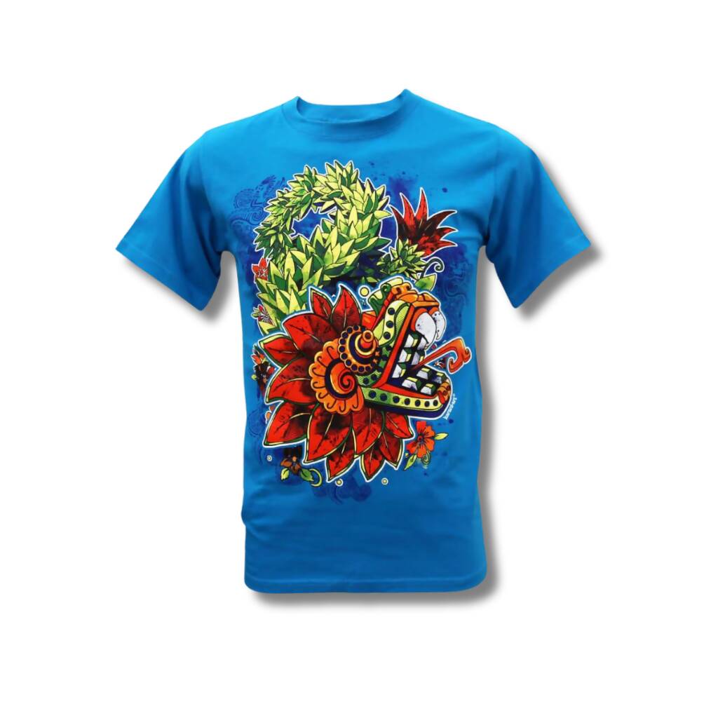 Serpiente Emplumada color Cyan