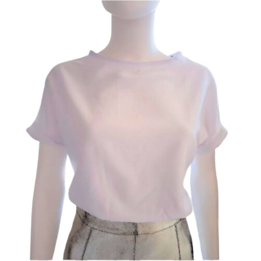 Blusa blanca lisa
