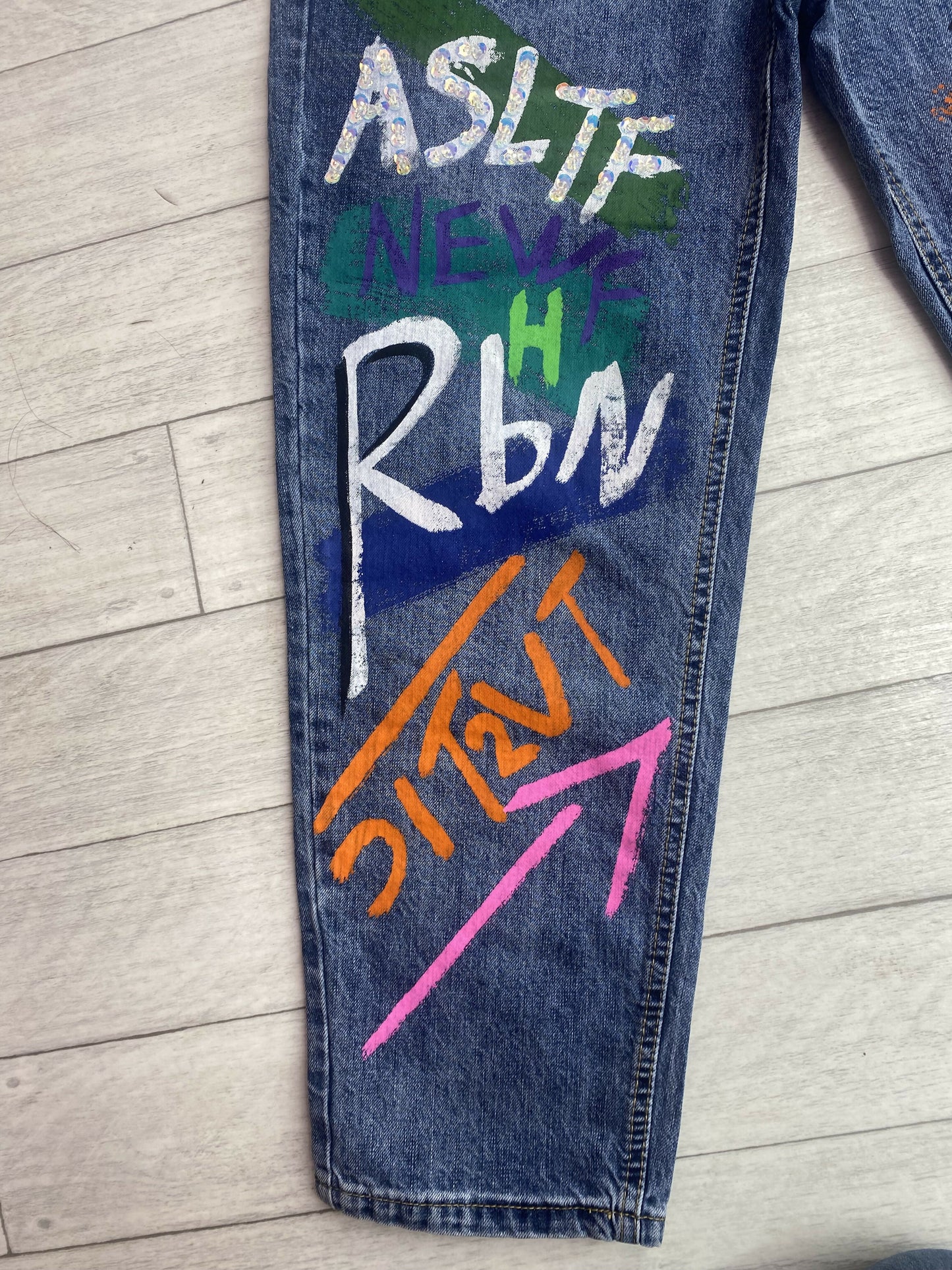 Jeans Graffiti