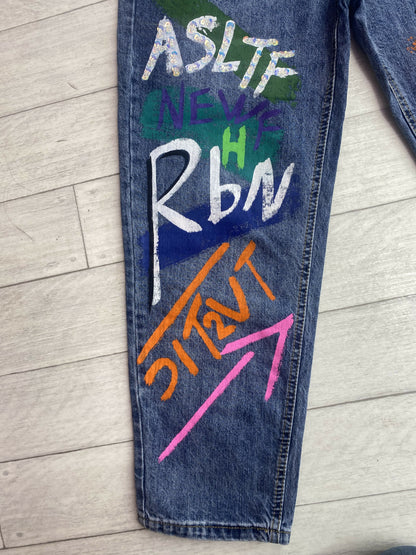 Jeans Graffiti