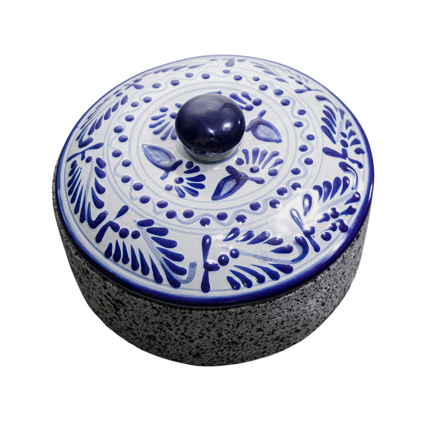 Tapa de Talavera azul de 20cm