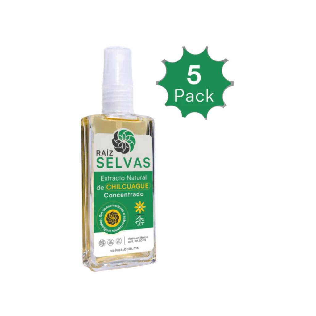 EXTRACTO NATURAL DE CHILCUAGUE CONCENTRADO 5 PACK